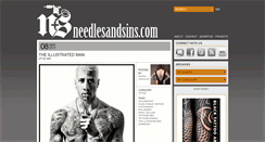 Desktop Screenshot of needlesandsins.com