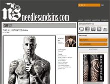 Tablet Screenshot of needlesandsins.com